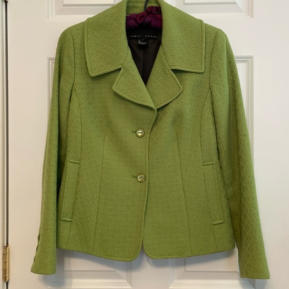 Yansi Fugel fitted wool blazer with pockets size 6 - Picture 2 of 13